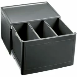 Blanco Botton Pro Automatisk 60/3 Avfallssystem, 3 Spann, Montering I Skap