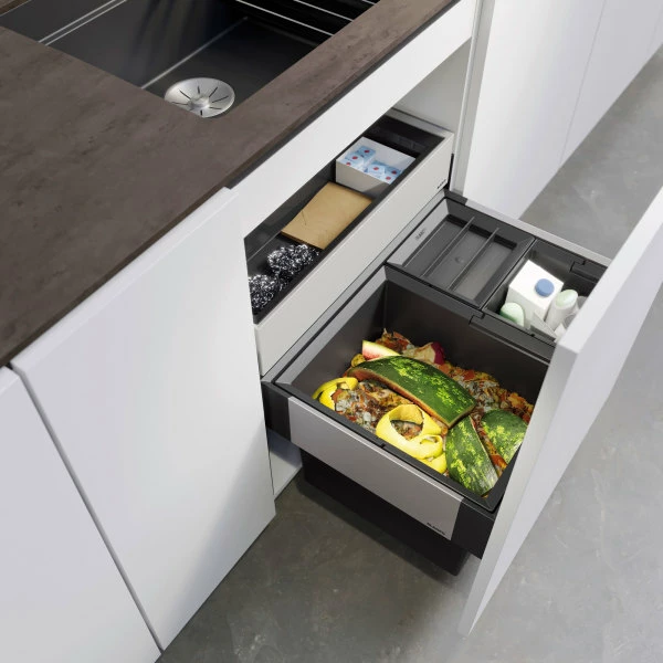 Blanco Select II XL 60/3 Avfallsystem, 3 Bøtter, Inkl. Orga Skuffe, Montering I Skuffe - Bilde 2