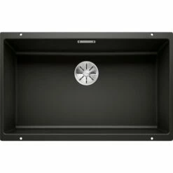 Blanco Subline 700-U UXI Kjøkkenvask 73x46 Cm, Sort