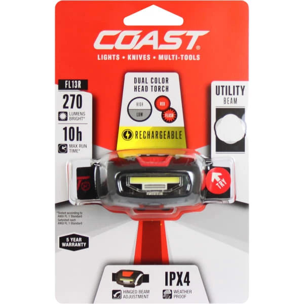 Coast Pannelampe FL13R, Gjenoppladelig - Bilde 2