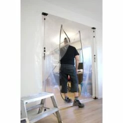 Cover XL Støvdør Med Glidelås Og U-åpning - 250x224 Cm