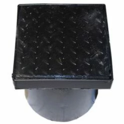 Duco Flytende Karm M/deksel Til 315 Mm Oppføringsrør, 2,5 Tonn - Sort