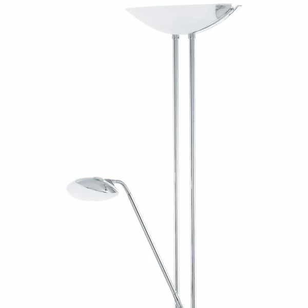 Eglo Baya Gulvlampe LED, Krom/hvit - Bilde 2