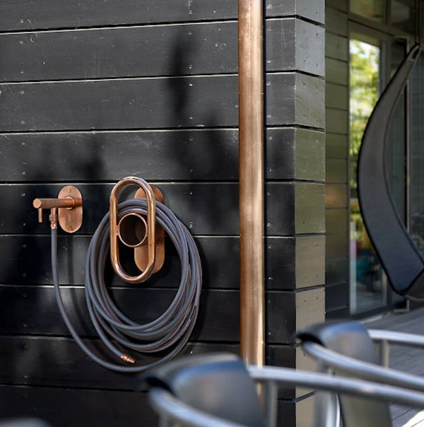 Frostline Wall Utendørskran, 300-550 Mm, Rustfritt Stål M/kopperbelegg - Bilde 2