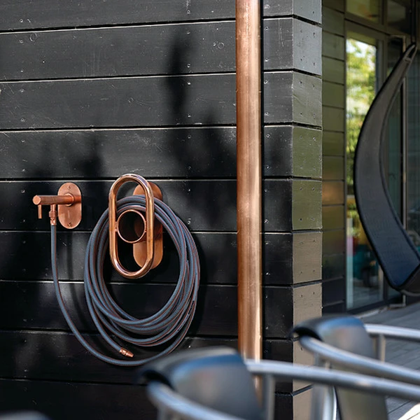 Frostline Wall Utendørskran, 300-550 Mm, Rustfritt Stål M/kopperbelegg - Bilde 5