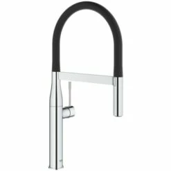 Grohe Essence Kjøkkenarmatur, Krom/sort
