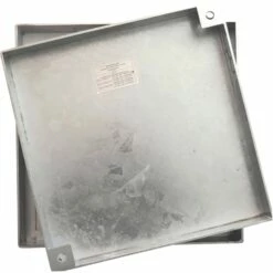 Jesmig Fast Karm M/deksel Til Integrede Fliser, Passer Til 315/425 Mm Oppføringsrør, 1,5 Tonn - Galvanisert, Flisetykkelse 75 Mm