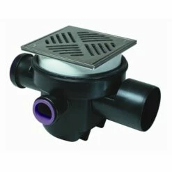 Kessel Sluk 110 Mm M/2 Tilbakeslagsklaff & Rustfri Rist