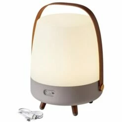 Kooduu Lite Up Play Oppladbar Lampe Med Høytaler, Brun