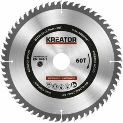 Kreator Sagblad For Sirkelsag 60 Tenner - Ø210 Mm