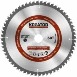Kreator Sagblad For Sirkelsag Universal 60 Tenner - Ø210 Mm
