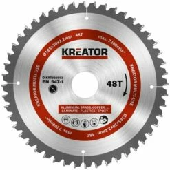 Kreator Sagblad For Sirkelsag Universal 48 Tenner - Ø185 Mm