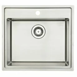 Lavabo Lotus 60 Kjøkkenvask 56x51 Cm, Rustfritt Stål