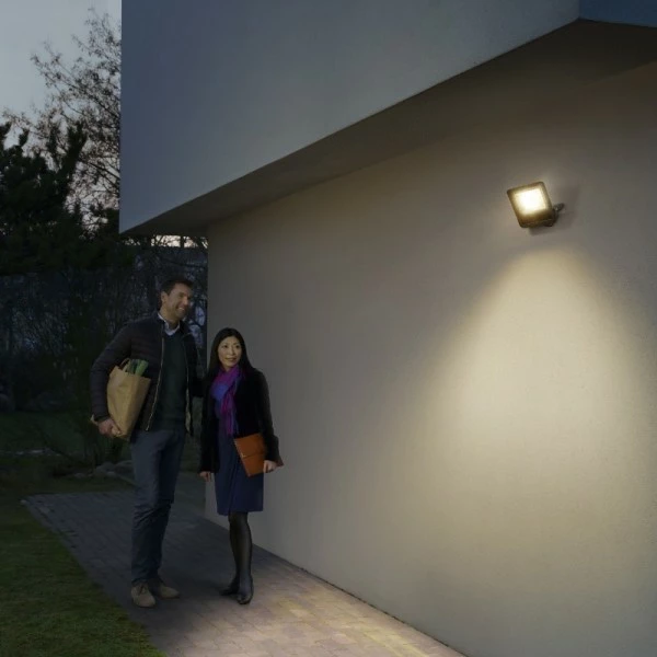 Ledvance Smart+ Floodlight Utendørs Vegglampe/flomlys LED, 10W, RGBW, WiFi, Grå - Bilde 3