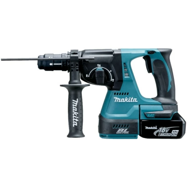 Makita Borhammer SDS+ M/batterier 2 X 18 Volt/5,0 Ah
