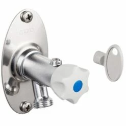 Mora Utendørskran 170-345 Mm Med Grep Og Nøkkel - Krom