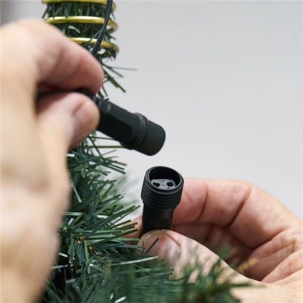 Nordic Winter Aske Kunstig Juletre Med Lys, 210 X 138 Cm - Bilde 3