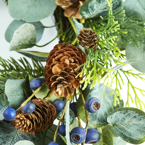 Nordic Winter Julekrans Med Blåbær - Bilde 2