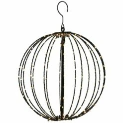 Nordic Winter Julekule, Sort/192 Lys