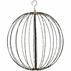 Nordic Winter Julekule, Sort/320 Lys