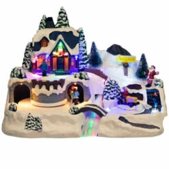 Nordic Winter Rivertown Julelandsby Med Lys & Musik