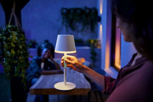 Philips Hue Go Oppladbar Bordlampe, Hvit - Bilde 7