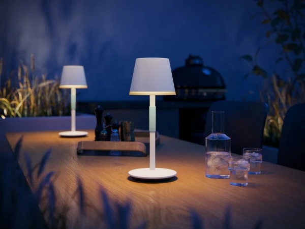Philips Hue Go Oppladbar Bordlampe, Hvit - Bilde 5