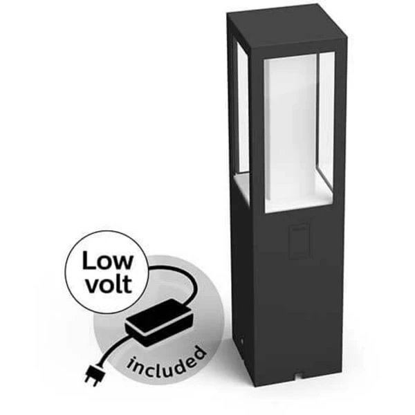 Philips Hue Impress Lavvolt Utendørs Pullert - Base Kit - Bilde 4