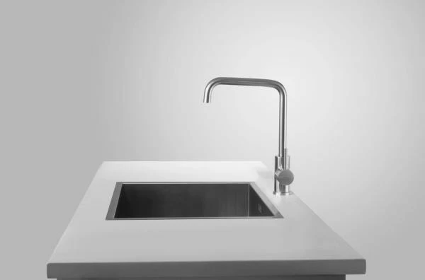 Primy Steel Square D Kjøkkenarmatur, Rustfri Stål - Bilde 2