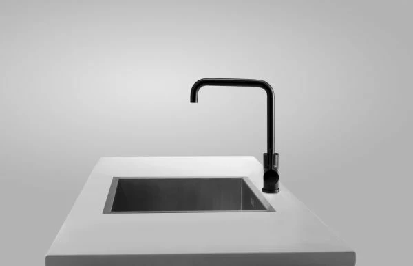 Primy Steel Square Shadow Kjøkkenarmatur, Sort - Bilde 2