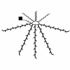 Veli Solcelle Parasoll LED Lyslenke