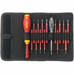 Wiha Slim Vario Bits Skrujernsett - 1000 Volt - 16 Deler