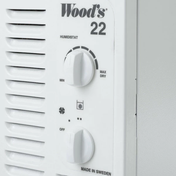 Woods SW22FW Avfukter 8 Liter/døgn 100 M², Hvit - Bilde 3