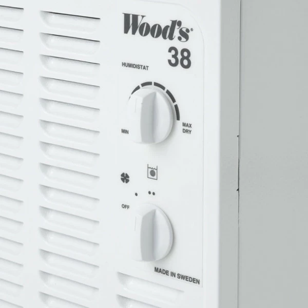 Woods SW38FW Avfukter 11 Liter/døgn 140 M², Hvit - Bilde 4